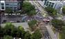 图为从新加坡一栋居民楼上拍摄的一个十字路口（摄于1月4日）。