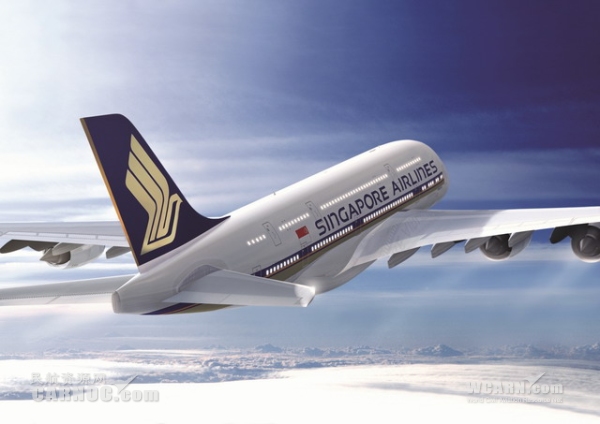 图：新航A380客机