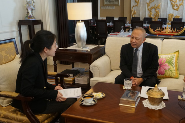 “外交官带你游东盟”——泰国驻华大使微博访谈成功举行