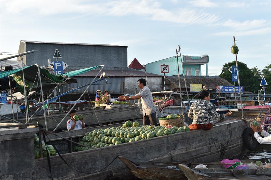 （XHDW）（3）越南芹苴的水上市场