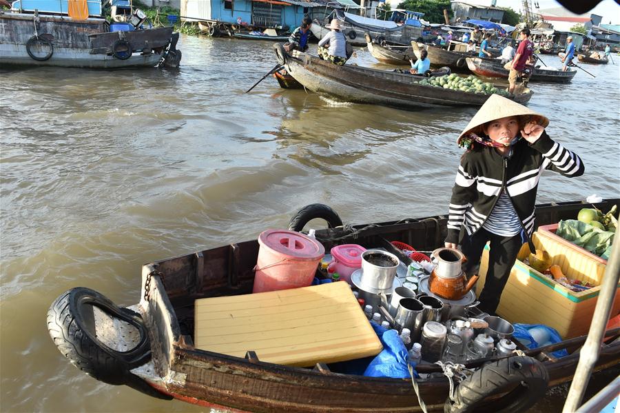 （XHDW）（4）越南芹苴的水上市场