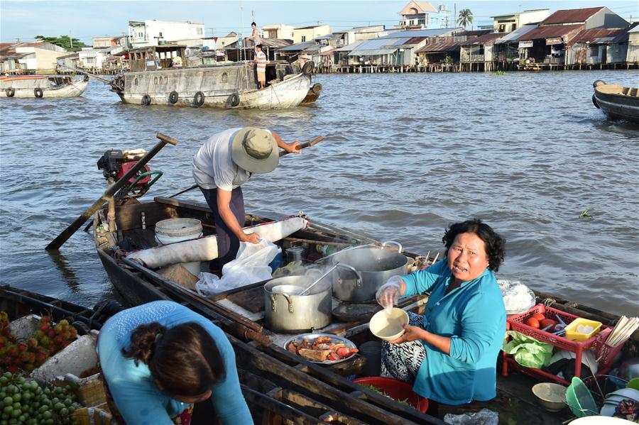 （XHDW）（5）越南芹苴的水上市场