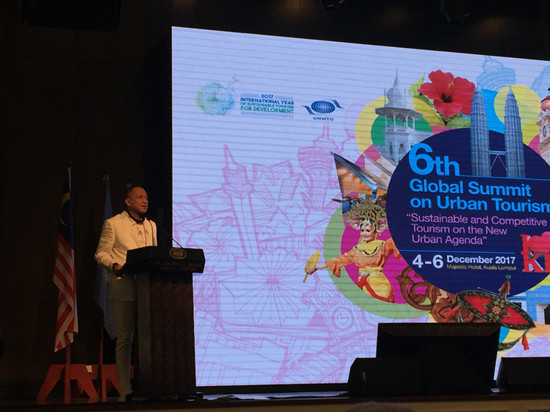 ACC Secretary-General Yang Xiuping Attended the 6th Global Summit on Urban Tourism