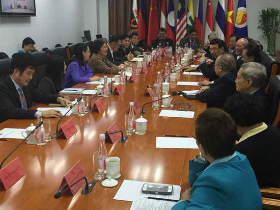 菲律宾外交关系委员会代表团访问中国—东盟中心