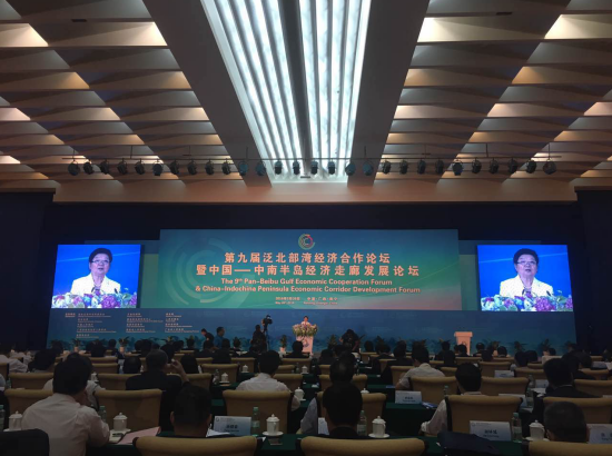 中国—东盟中心出席第九届泛北部湾经济合作论坛开幕式