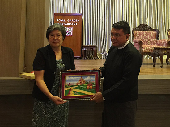 杨秀萍秘书长出席缅甸教育部常秘举办的活动