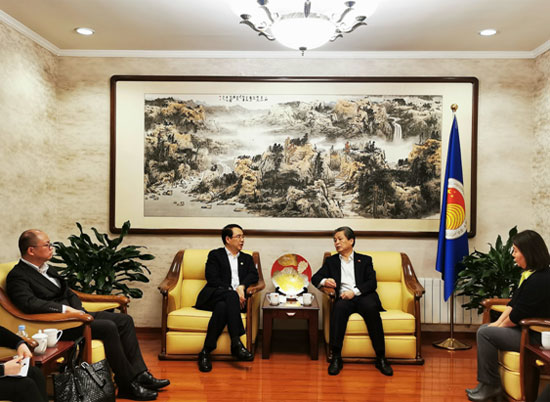 陈德海秘书长会见中国教育国际交流协会秘书长王永利