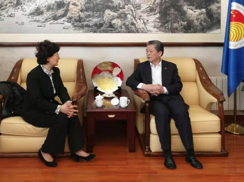 ACC Secretary-General ChenDehai Met with Director of Dezhou Foreign Affairs Office