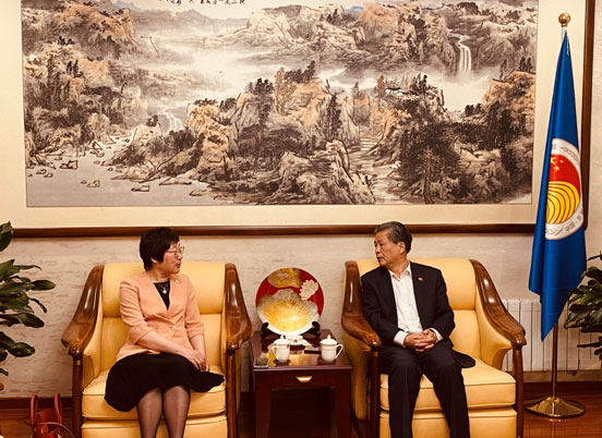 ACC Secretary-General Chen Dehai Met With President of Dalian University of Foreign Languages