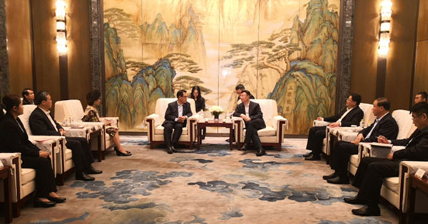 ACC Secretary-General Chen Dehai Attended the Meeting between the Mayor of Tai’an and AMS Diplomatic Envoys
