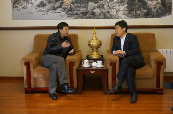 Secretary-General Ma Mingqiang met with D.D.G. of Guangxi International Expositions Bureau