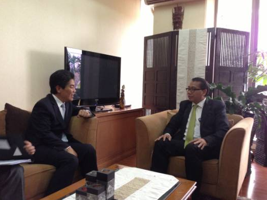 马明强秘书长拜会印度尼西亚外交部