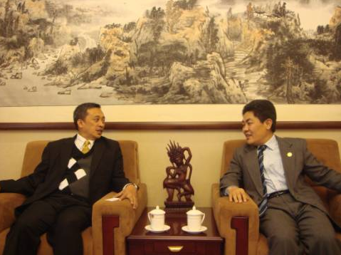 马明强秘书长会见印尼驻华使馆副馆长