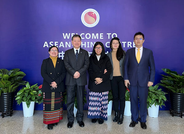 貿易投資部主任郭傳維會見緬甸駐華使館公使銜參贊杜欣瑪泰