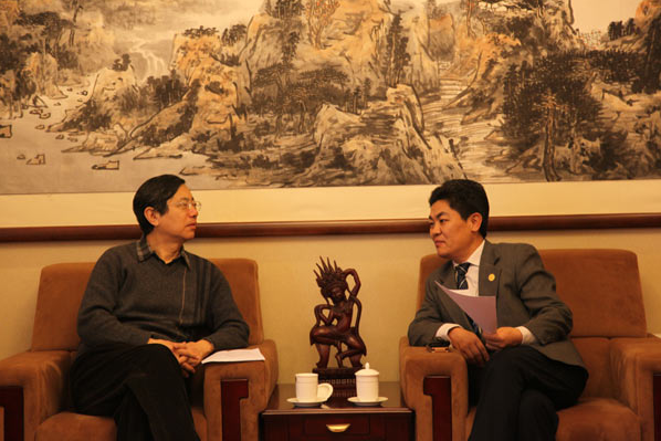 Secretary-General Ma Mingqiang Met with SEAC Official
