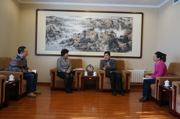 Secretary-General Ma Mingqiang Met with President and Editor-inChief of CHINA REPORT Magazine