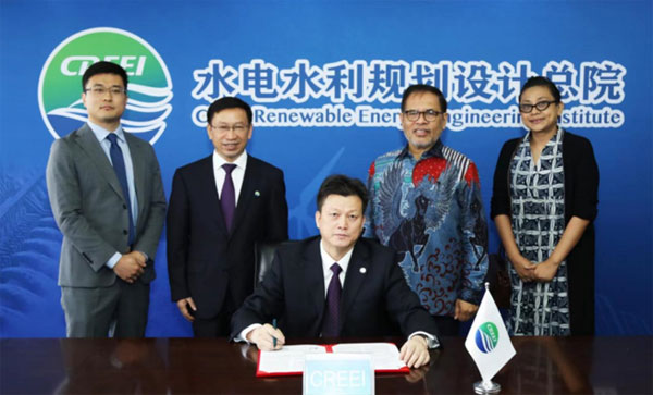 中國—東盟中心代表參加印尼駐華大使周浩黎訪問水電水利規劃設計總院活動