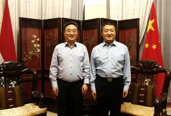 史忠俊秘书长会见中国驻印度尼西亚大使陆慷