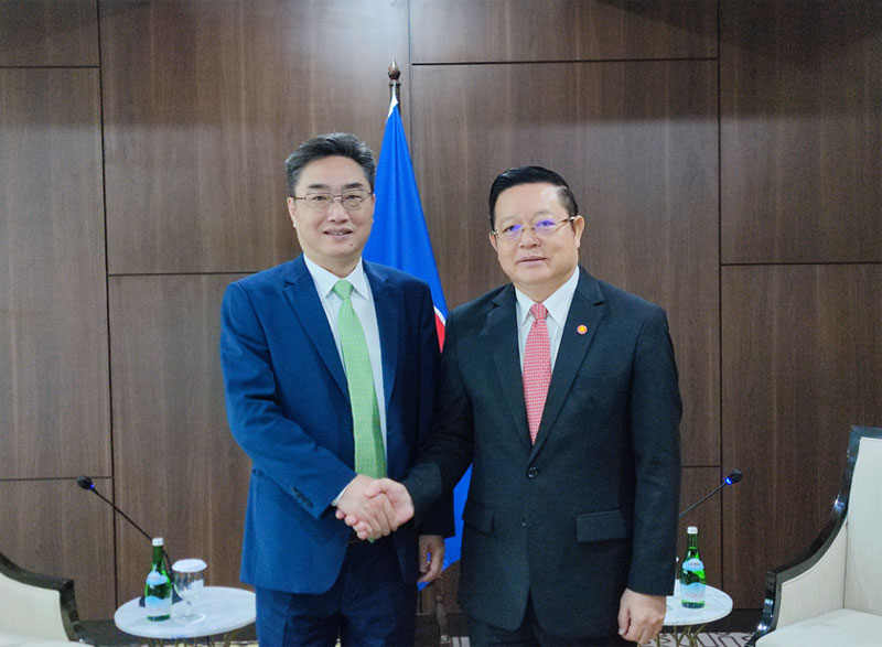 ACC Secretary General Shi Zhongjun Met with Secretary-General of ASEAN Dr. Kao Kim Hourn