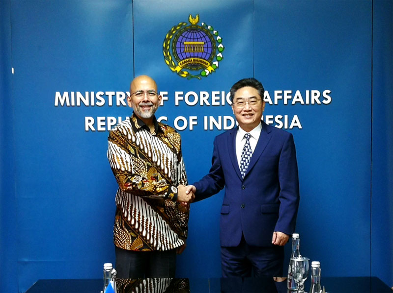 ACC Secretary General Shi Zhongjun Met with Indonesian Officials for ASEAN Cooperation