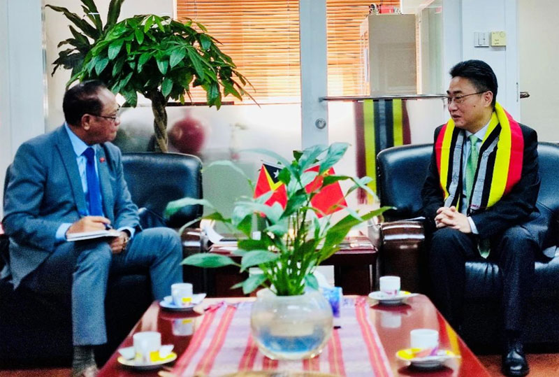 ACC Secretary-General Shi Zhongjun Meets Ambassador Abrao dos Santos of Timor-Leste to China