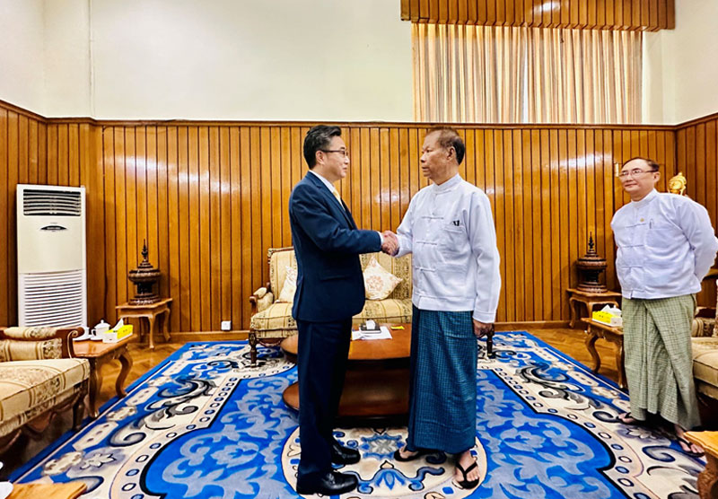 SG Shi Zhongjun Meets Myanmar Union Minister for Hotels and Tourism