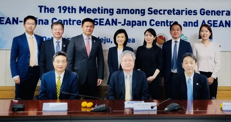 中國—東盟中心、日本—東盟中心、韓國—東盟中心秘書長舉行第19次非正式會晤