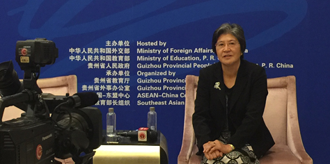 杨秀萍秘书长就中国—东盟教育交流合作接受媒体采访