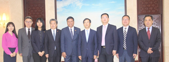 Deputy Mayor of Zhengzhou Met with ACC Secretary-General and Myanmar Ambassador to China (2019-06-04)